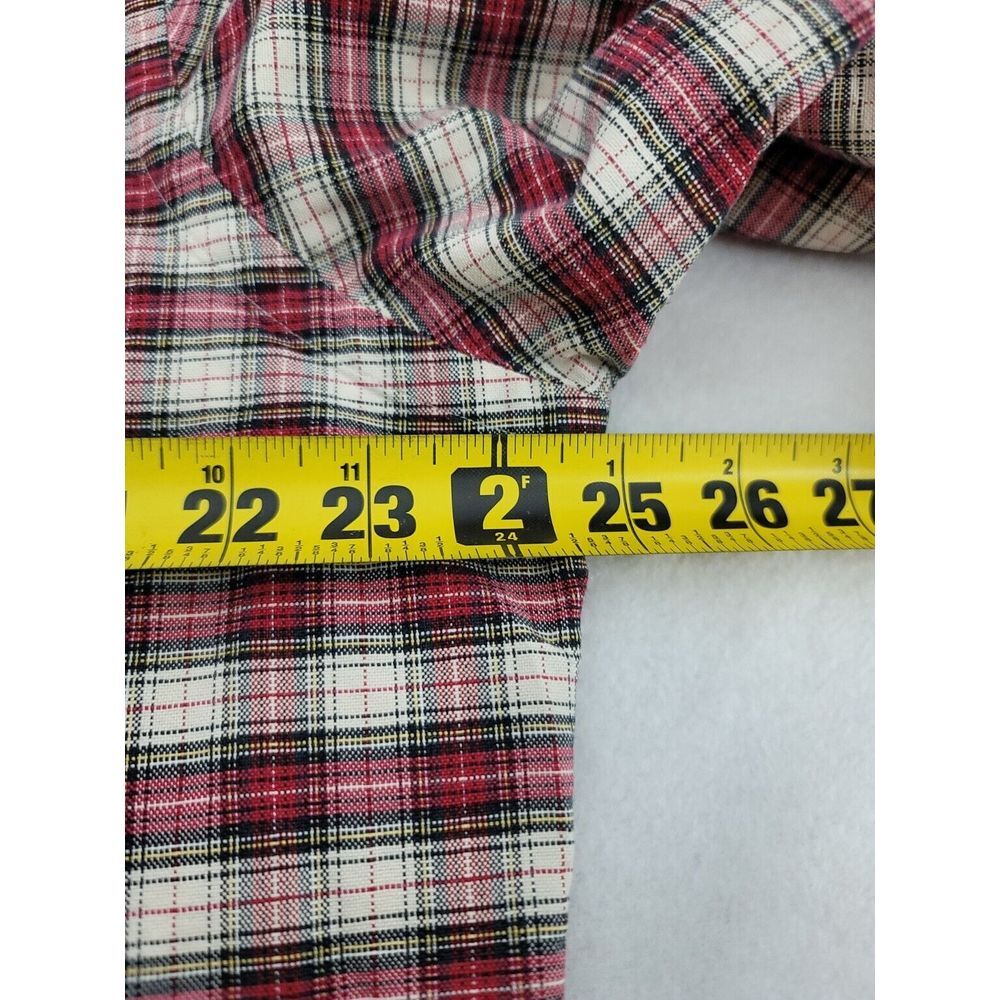 Ralph Lauren‎ Classic Fit Men's L Red/Black Plaid Long Sleeve Button DownShirt - Picture 7 of 7